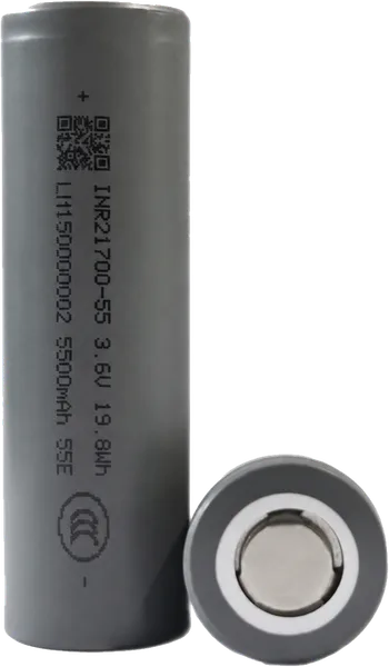 21700 Lithium Cell — Ø21 × 70 mm