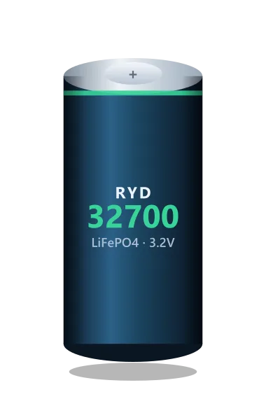 32700 Lithium Cell — Ø32 × 70 mm